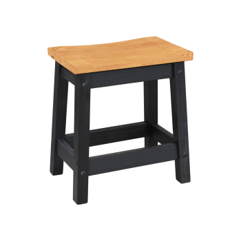 Japanischer Hocker schwarzes Wachs