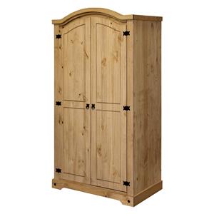 2-türiger Kleiderschrank CORONA wax