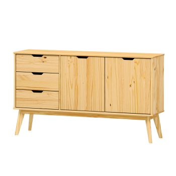 Kommode 2 Türen + 3 Schubladen BONITO Lack