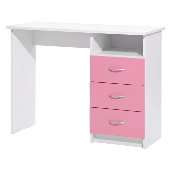 Schreibtisch 44 rosa/weiß