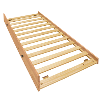 Ausziehbares Bett TORINO 90x200 Wachs, Metallgriffe