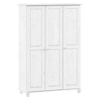 3-türiger Kleiderschrank 8863B Lack-weiß