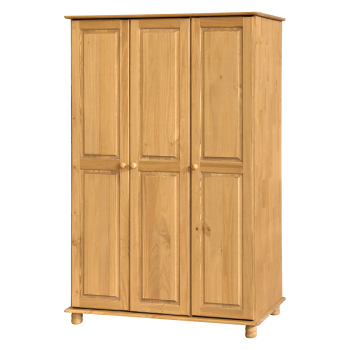 3-türiger Kleiderschrank 8863 Wachs