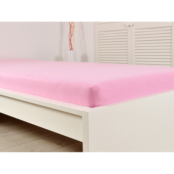 Jersey-Blatt IDEAL 180x200 rosa