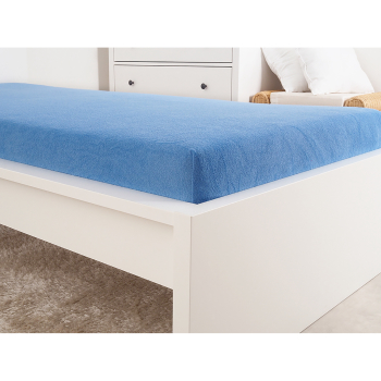 Blatt Frottee IDEAL 90x200 hellblau
