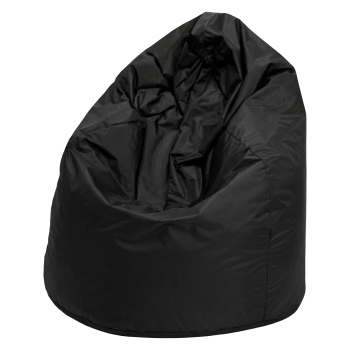 Sitzsack JUMBO schwarz mit Füllung
